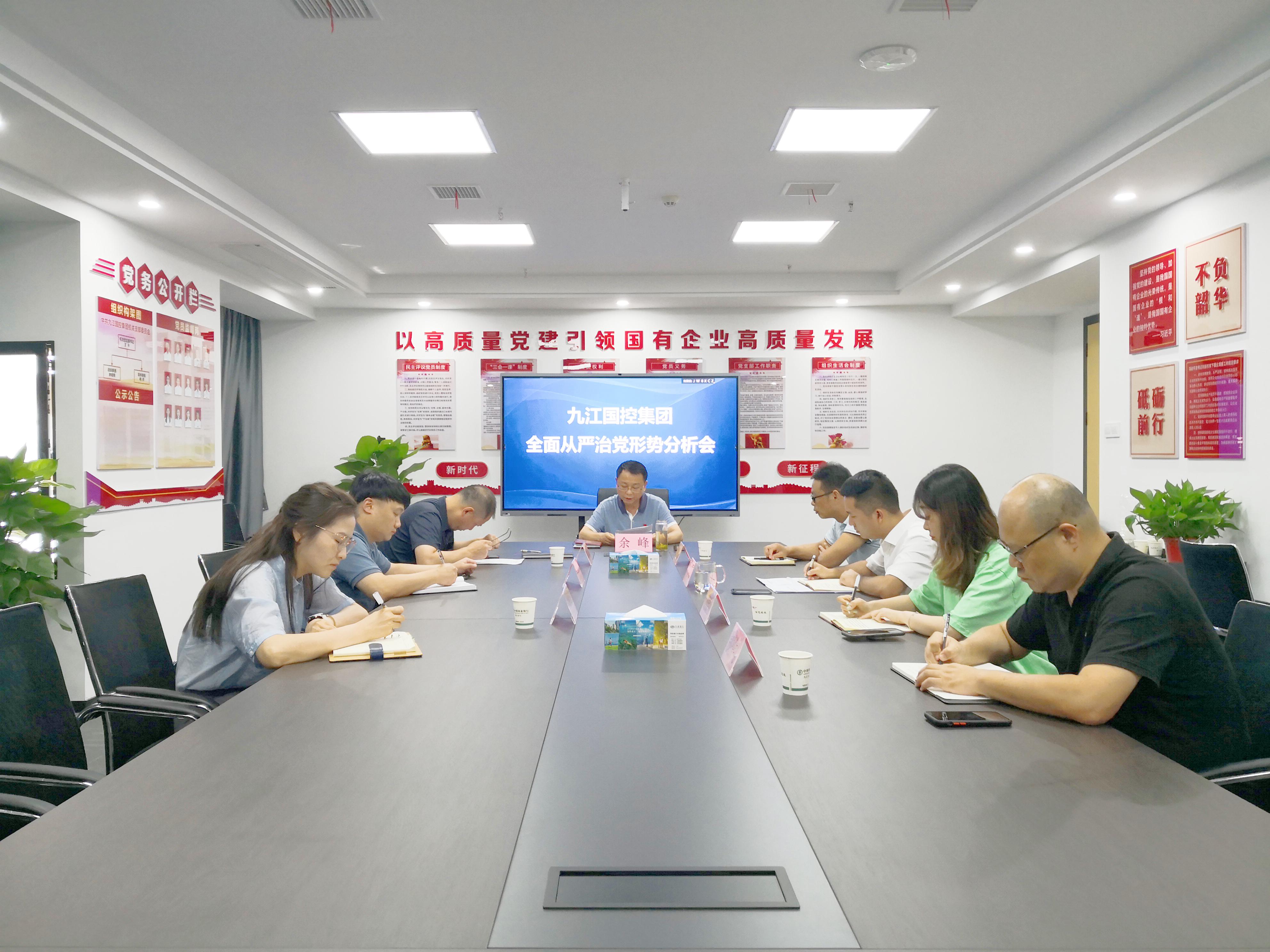 市國控集團(tuán)黨委召開全面從嚴(yán)治黨形勢分析會(huì)