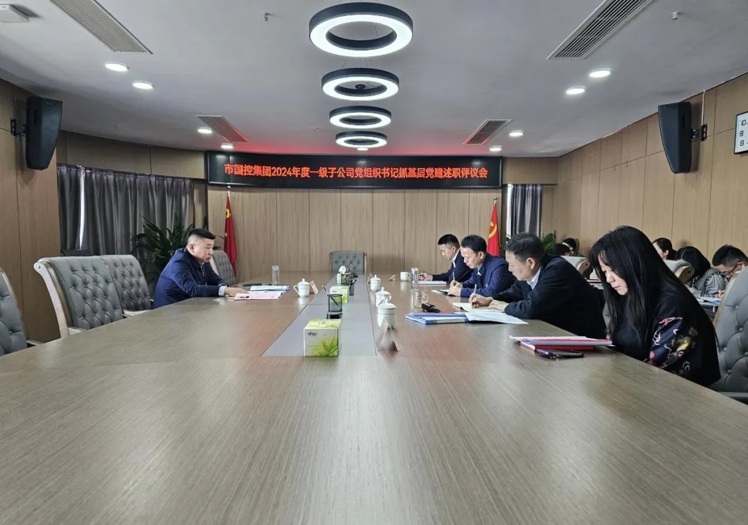 市國控集團召開2024年度一級子公司黨組織書記抓基層黨建工作述職評議會